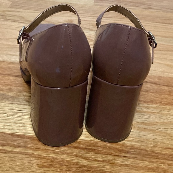 Torrid Patent Leather Mary Janes Pumps shoes Womens 10.5W Rose Balletcore chunky - Picture 5 of 11